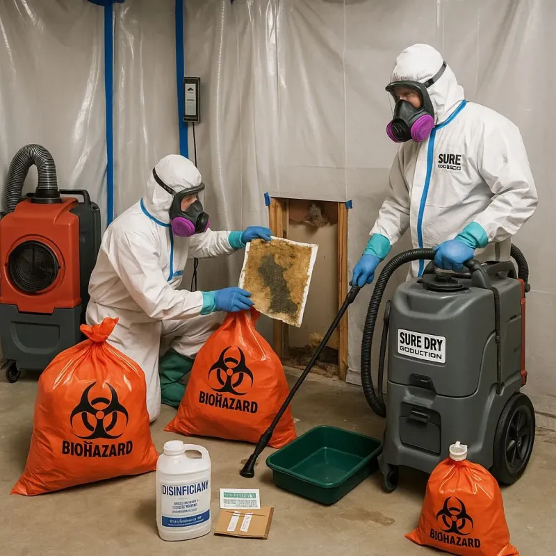 Contaminated Water Handling Protocols process in Wallis, TX